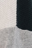 Color Block Oversized Crop Sweater - Magenta or Gray