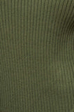 Turtle Neck Balloon Sleeve Sweater Dress - Olive or Heather