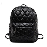 Metallic Puffer Backpack - Black, Gold or Pewter