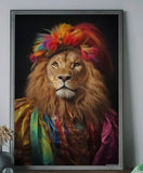 Regal Animal Portrait - 16X20 " - Choose your animal