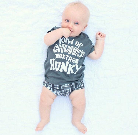 Kind of Chunky Extra Hunky Baby Onesie