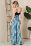 Wide Leg Beach Pants - Indigo