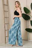 Wide Leg Beach Pants - Indigo
