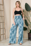 Wide Leg Beach Pants - Indigo