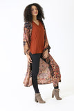 Boho Tie Dye & Paisley Duster Kimono