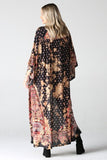 Boho Tie Dye & Paisley Duster Kimono