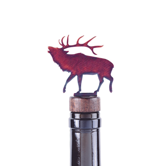 Elk Metal Bottle Stopper