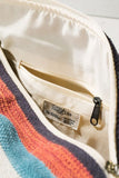 Aztec Print Woven Duffle Weekender Bag - Cream