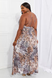 Piecing It Together Printed Sleeveless Maxi Dress