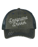 Designated Drinker Embroidered Baseball Hat - 6 Colors!
