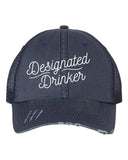 Designated Drinker Embroidered Baseball Hat - 6 Colors!