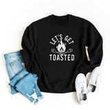 Let's Get Toasted Campfire Graphic Sweatshirt