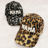 Wild Mama Animal Print Corduroy Baseball Hat