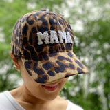 Wild Mama Animal Print Corduroy Baseball Hat