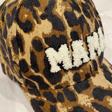 Wild Mama Animal Print Corduroy Baseball Hat