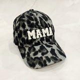 Wild Mama Animal Print Corduroy Baseball Hat