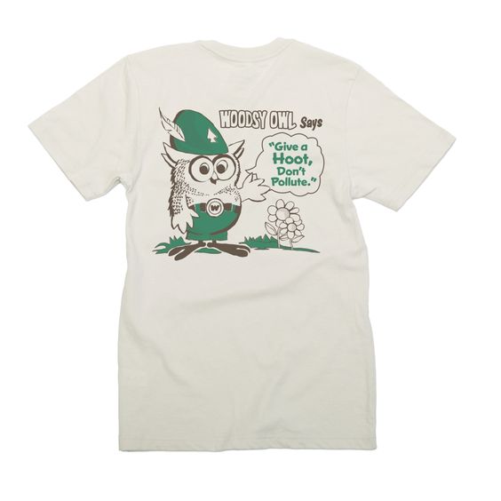 Don't Pollute Woodsy Owl Graphic Tee