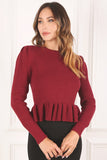 Peplum Sweater