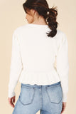 Peplum Sweater