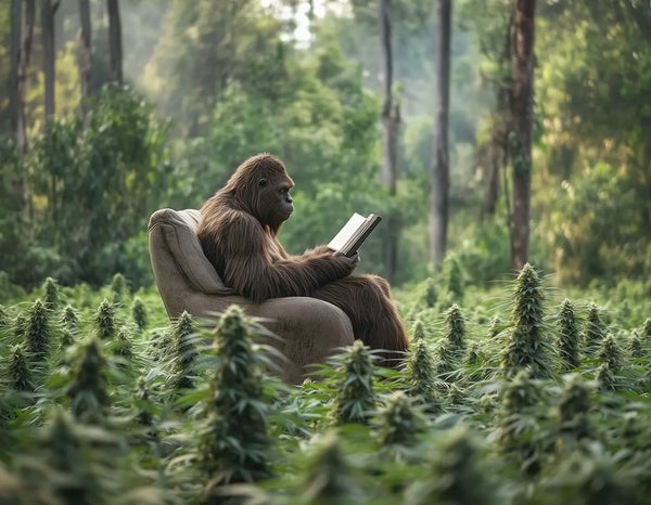A Higher Level of Relaxation Bigfoot Art