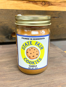 State Fair Cookies Hand Poured Glass Jar Candle