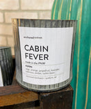 Wood Wick Cabin Fever Rustic Vintage Tin Candle