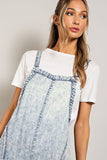 Mineral Washed Seamed Tencel Overalls