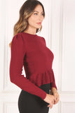 Peplum Sweater