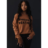 Whiskey Weather Graphic Sweater - Brown