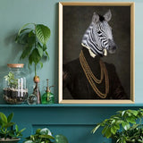 Regal Animal Portrait - 8'' x 11" - Choose your animal