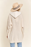 Sweater Cardigan Hoodie - Off White