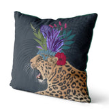 Hot House Leopard Tropical Pillow