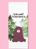 In the Woods Bear Dishtowel