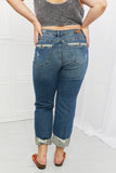 Judy Blue Michelle Straight Dad Jeans