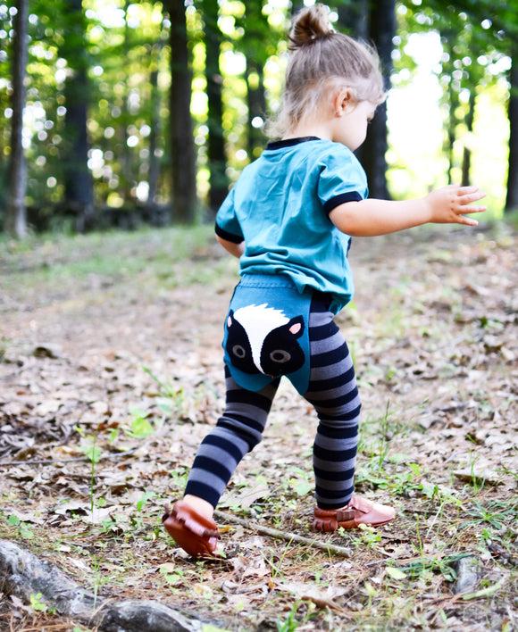 Woodland Skunk Baby Leggings