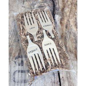 Fork Tine Cheese Markers