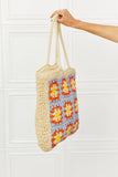 Granny Crochet Pattern Straw Tote Bag