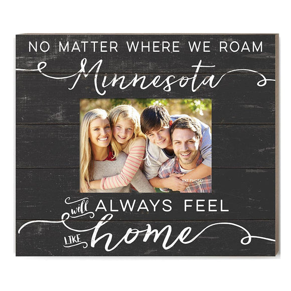 No Matter Where We Roam - Minnesota Photo Frame
