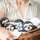 Eco Wool Dryer Balls - Set of 6 - Sloth