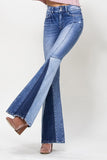 High Rise Super Flare Jeans by Flying Monkey