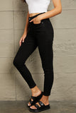 Judy Blue Tummy Control High Waisted Classic Skinny Jeans - Black