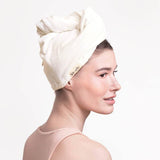 Eco-Friendly Cotton & Bamboo Hair Towel