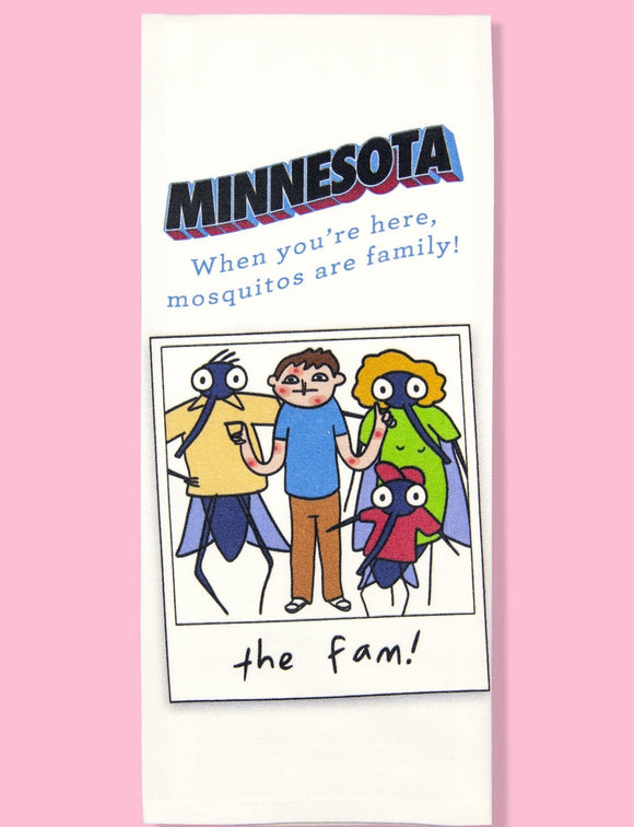 Minnesota Mosquitoes Are Family Dishtowel