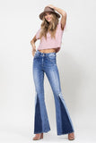 High Rise Super Flare Jeans by Flying Monkey