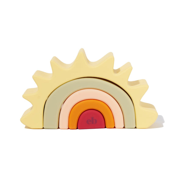 Silicone Sunshine Stacking Teether Toy