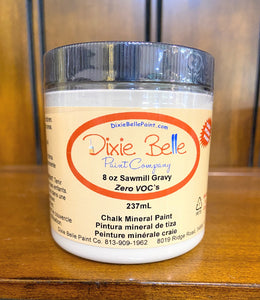 Dixie Belle Chalk Mineral Paint - 8 oz - Sawmill Gravy