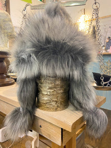 Bayka Faux Fur Hat - Gray