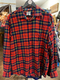 Buffalo Plaid Lumberjack Up-cycled Flannel Shirt - Men's XL