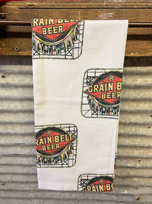 Grain Belt Beer Retro Hand / Tea Towel