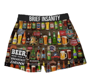 Beer for Breakfast Boxer Shorts